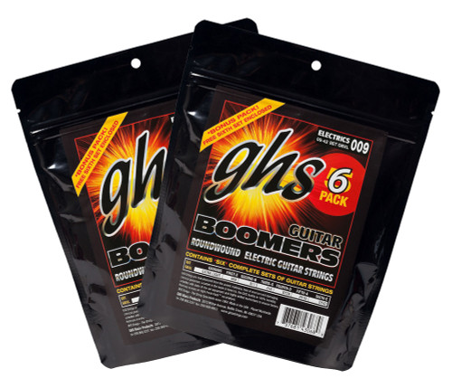GHS Boomers Electric Guitar Strings - 12 Pack