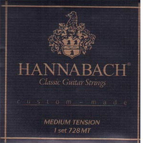 Hannabach 728 Custom-Made Classical Guitar Strings Medium Tension