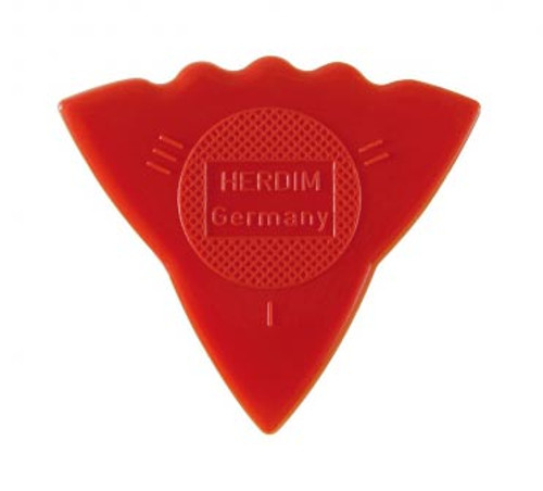 Herdim Triple Sided Nylon Guitar Pick 202 Medium Red