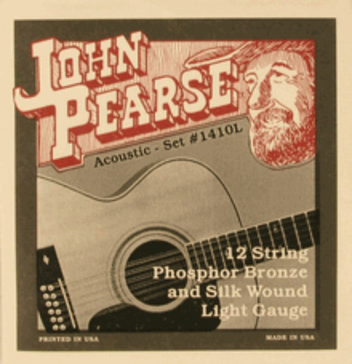 John Pearse Silk and Phosphor Bronze Acoustic Guitar Strings 610LM
