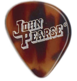 John Pearse Faux Tortoise Guitar Set (7 Bridge Pins, End Pin)