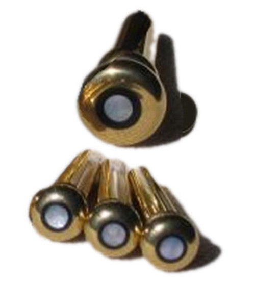 John Pearse KingPins - Bell Brass Bridge and Matching End Pin Set