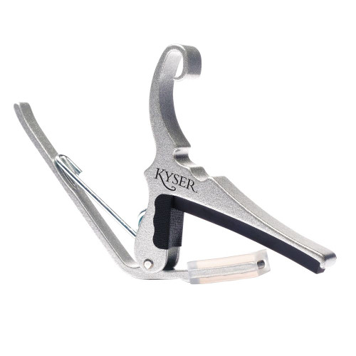 Kyser 6-String Quick Change Acoustic Guitar Capo KG6S Silver