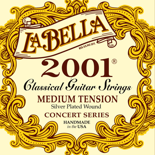 La Bella 2001 Series Classical Guitar Strings 2001M Medium