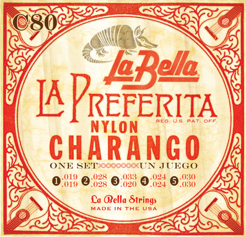 La Bella C80 10-String Charango Strings