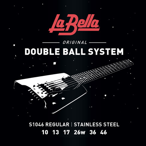 La Bella Steinberger Double Ball End Electric Guitar Strings S942