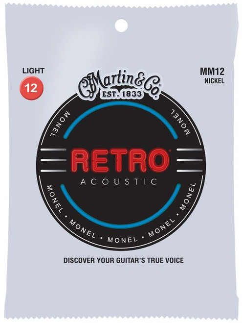 MARTIN マーチン アコギ弦×5セット MARTIN MM11 Retro Acoustic Monel Nickel Custom Light アコースティックギター弦×5セット