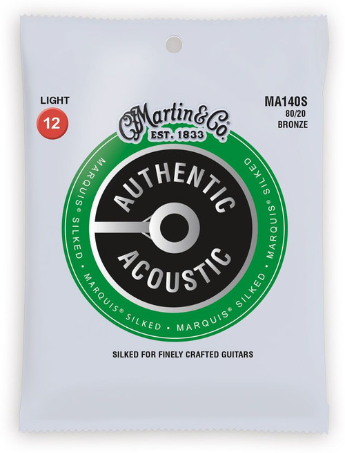 Martin Marquis Silked 80/20 Bronze Authentic Acoustic Guitar Strings