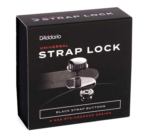 D'Addario NS Strap Lock System - Black