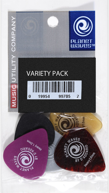 D'Addario Guitar Pick Variety Pack - Medium Gauge