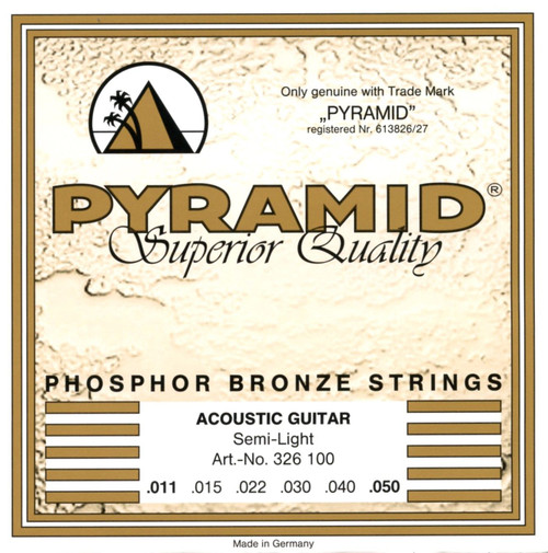 Pyramid Phosphor Bronze Round Core Acoustic Guitar Strings R326