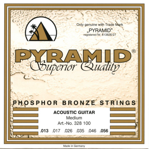 Pyramid Phosphor Bronze Acoustic Guitar Strings 328 Medium 13-56