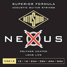 Rotosound Nexus Clear Polymer Coated Acoustic Strings NXA10 Extra