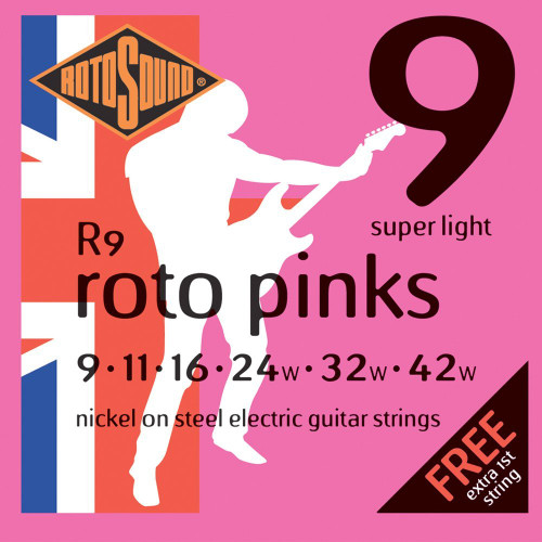 Rotosound Handmade Nickel Electric Guitar Strings R13 Heavy 13-54