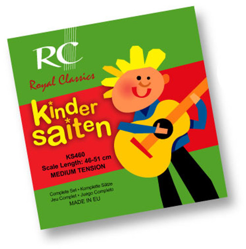 Royal Classics KinderSaiten Classical Guitar Strings Medium Tension KS460 18-20 in