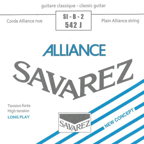 Savarez Alliance HT Classic Classical Guitar Single Strings - High Tension 542J S1 B 2