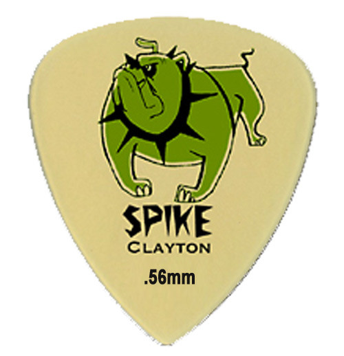 Clayton Ultem Spike Sharp Guitar Picks - Standard USSS56 .56mm 12 Pack