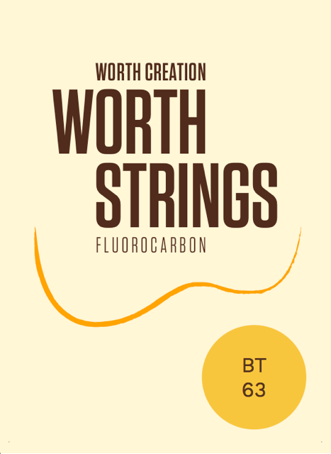Worth Premium Ukulele Strings Brown Fluorocarbon Tenor