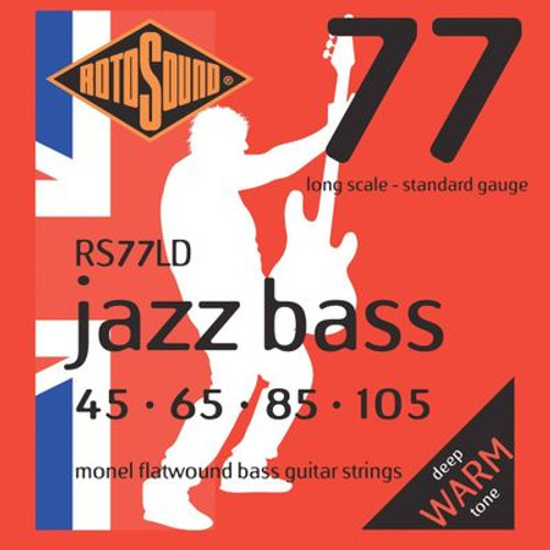 Rotosound RS77LD Monel Flatwound Jazz Bass Strings