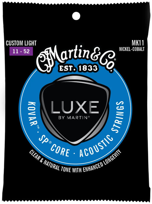 Martin Luxe Nickel Cobalt Kovar Acoustic Guitar Strings