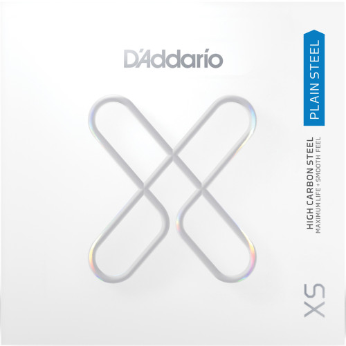 D'Addario XS Plain Steel Single Strings XSPL017