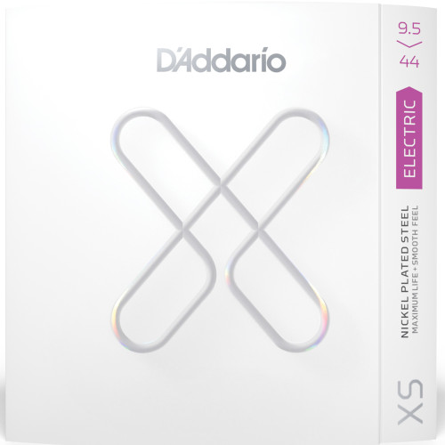 D'Addario XSE09544 XS Coated Nickel Wound Electric Guitar Strings Super Light Plus 9.5-44