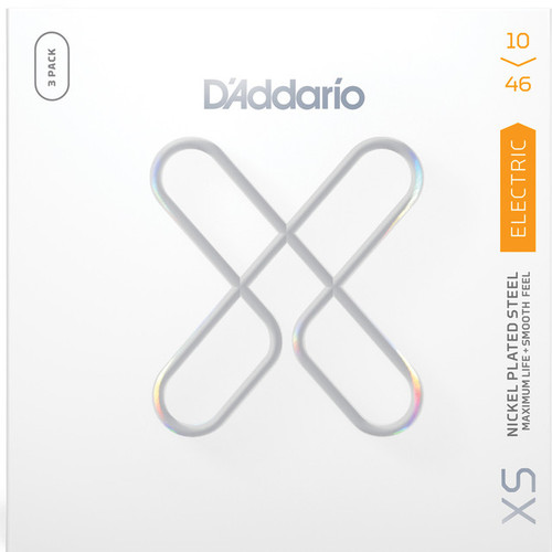 D'Addario 3 Pack XSE0942-3P XS Coated Nickel Wound Electric Guitar