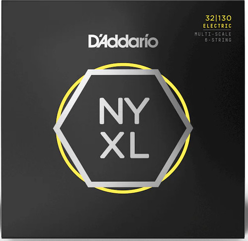 D'Addario NYXL Electric Bass Strings NYXL32130MS 6-String Multiscale 32-130