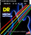 DR Hi-Def Neon Multi-Color K3 Coated Bass Guitar Strings
