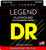 DR Legend Polished Flat Wound Electric Guitar Strings