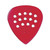 Pickboy Pos A Grip Red Polycarbonate Guitar Pick - 10 Pack