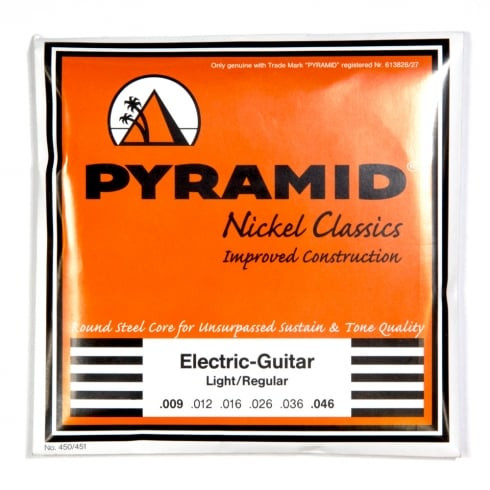 Pyramid Pure Nickel Wound Classics Round Core Electric Guitar Strings