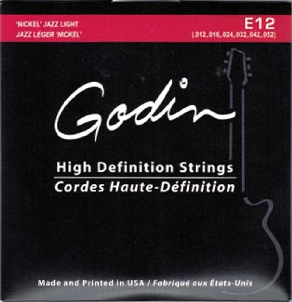 D'Addario EJ21 XL Nickel Wound Electric Guitar Strings Jazz Light 1252