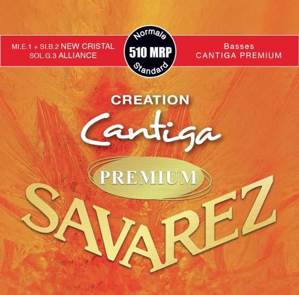 Savarez 520 B White Traditional Classical Nylon Guitar Strings, Low Tension