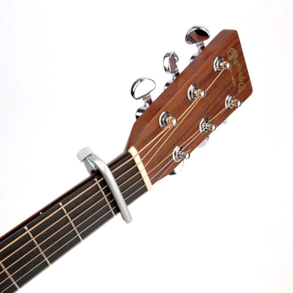 D'Addario PW-CP-02S Ned Steinberger Design Screw Capo, Silver