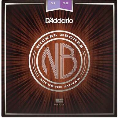 D'Addario Nickel Bronze Acoustic Guitar Strings NB1152 Custom