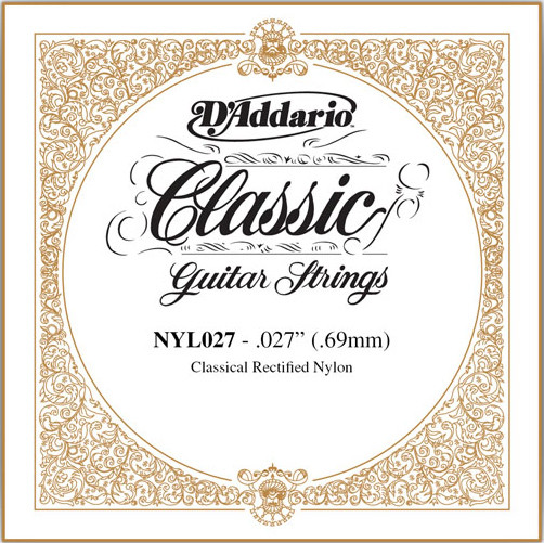 D'Addario Classical Guitar Single Strings - Classics Trebles