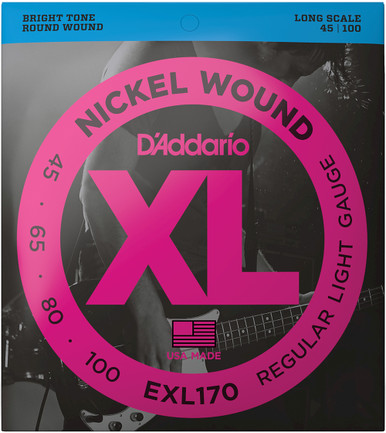 D'Addario XL Nickel Wound Electric Bass String