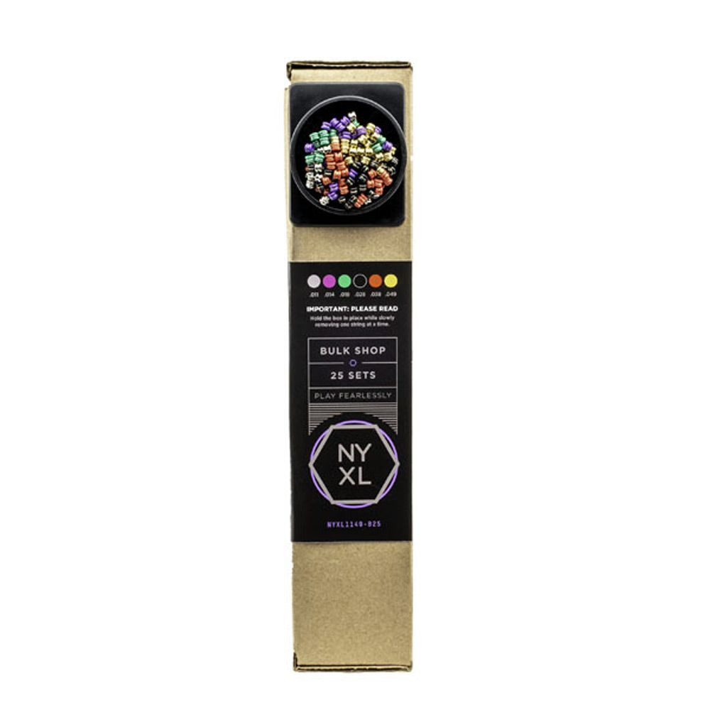 D'Addario NYXL Nickel Wound Electric Guitar Strings Bulk 25 Pack