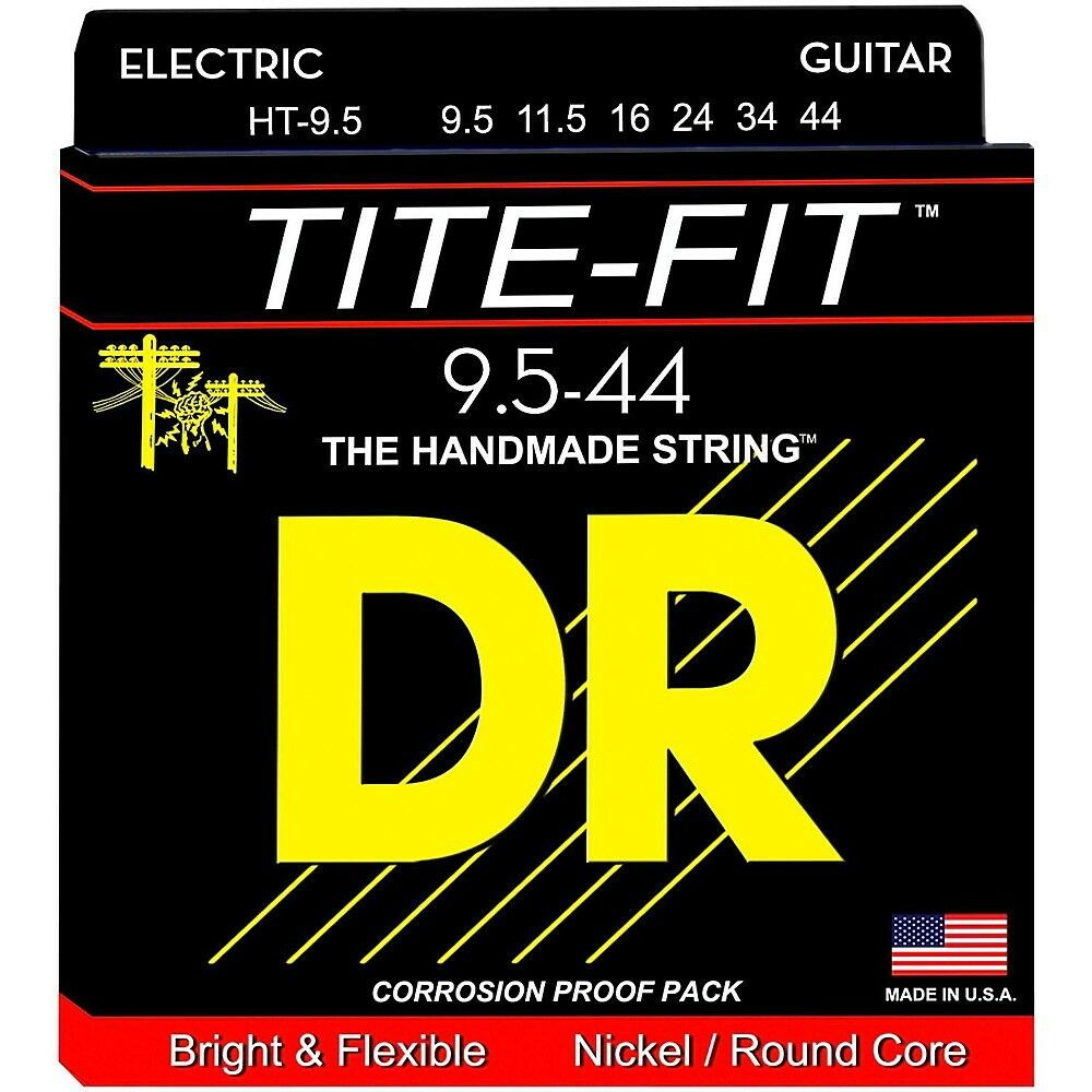 DR Tite-Fit Nickel Plated Electric Guitar Strings HT-9.5 Half-Tite