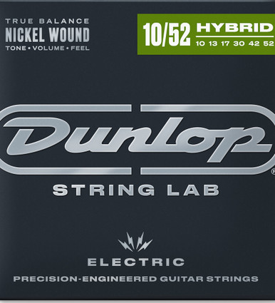 Dunlop Nickel Wound Electric Guitar Strings DEN1052 Lt/Heavy 10-52
