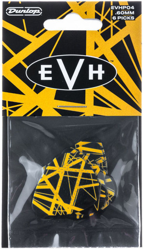 Dunlop EVHP04 Eddie Van Halen VHII Max Grip .60mm - 6 Pack