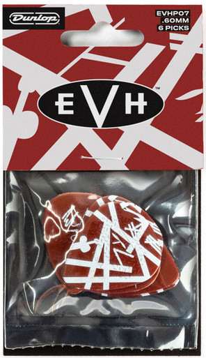 ＶＡＮ ＨＡＬＥＮ Dunlop EVHP07 Eddie Van Halen Shark Guitar Max Grip .60mm - 6 Pack