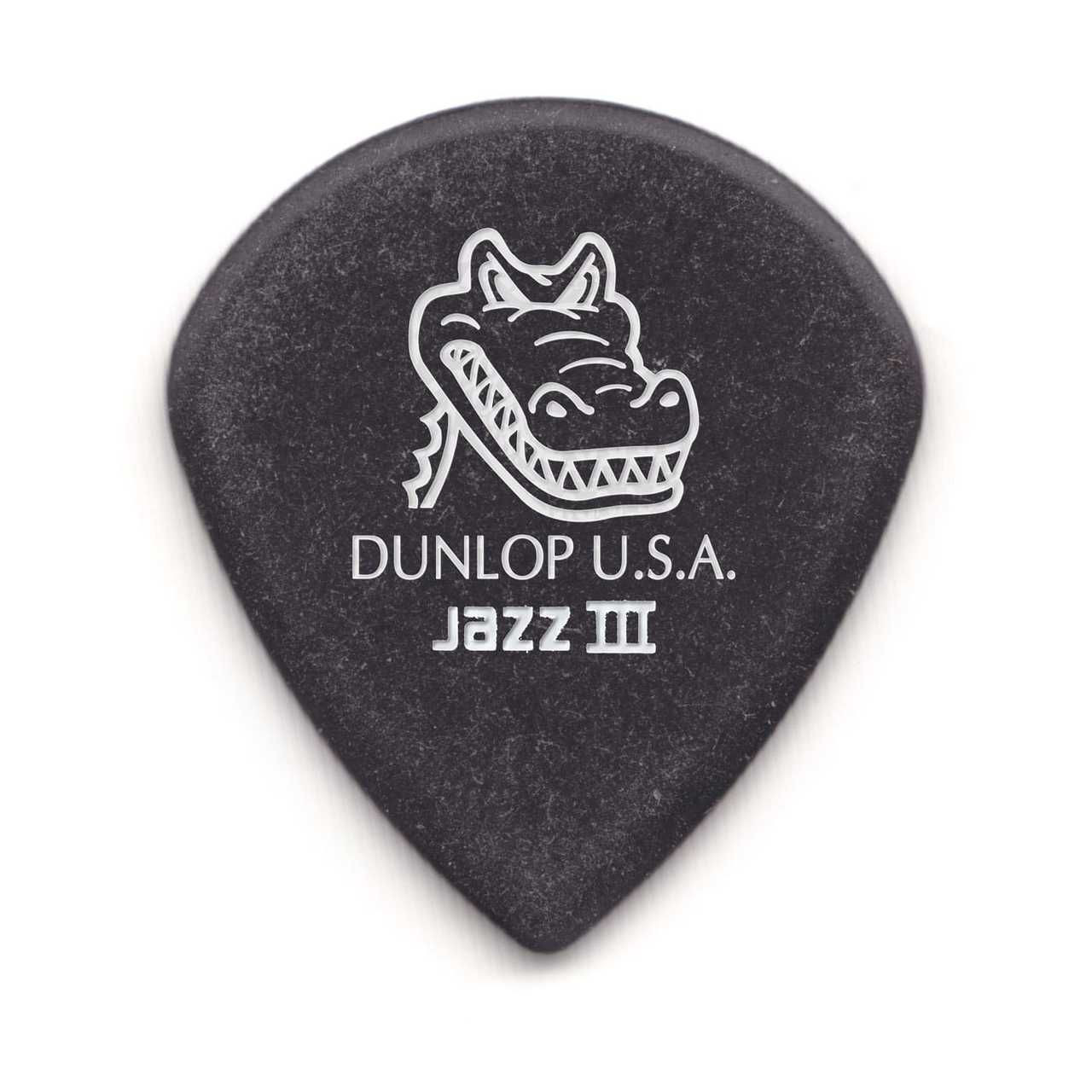 Dunlop Gator Grip Jazz III Guitar Pick 6 Pack