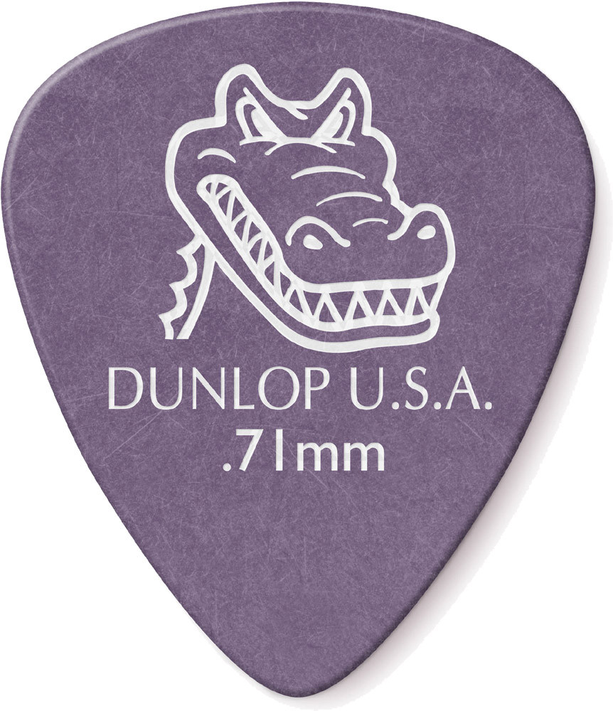Dunlop Gator Grip Picks 417 Violet .71mm 72 Refill Bag