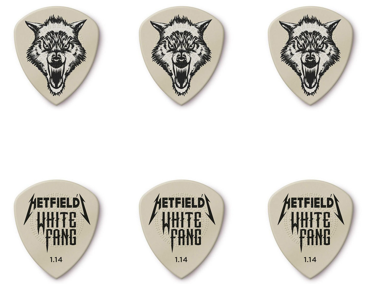 Dunlop James Hetfield's White Fang Guitar Pick Tin 1.14