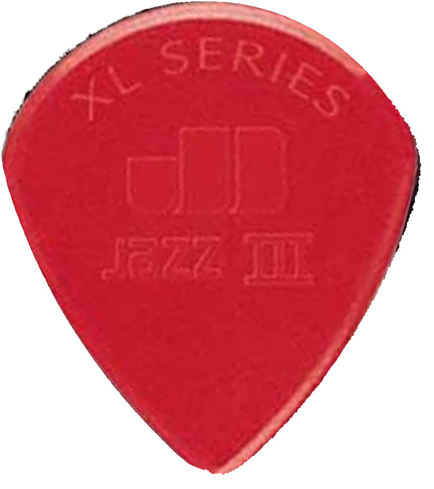 Dunlop Jazz III XL Picks Red Nylon 1.38mm (Pack of 24)