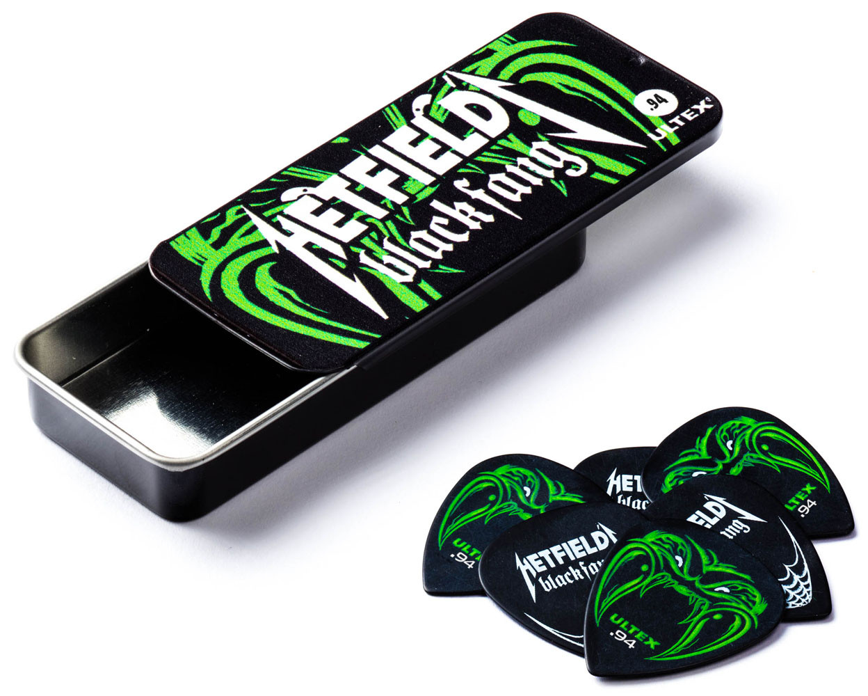 Dunlop Black Fang Guitar Pick Tin PH112T.94 .94