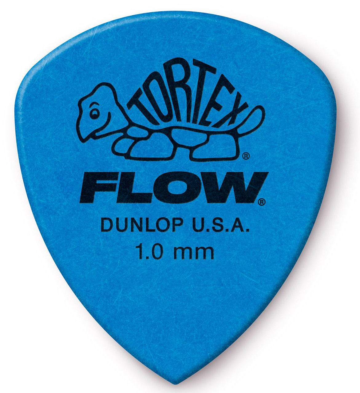 Dunlop Tortex Flow Blue Guitar Pick 1mm (Pack of 72)