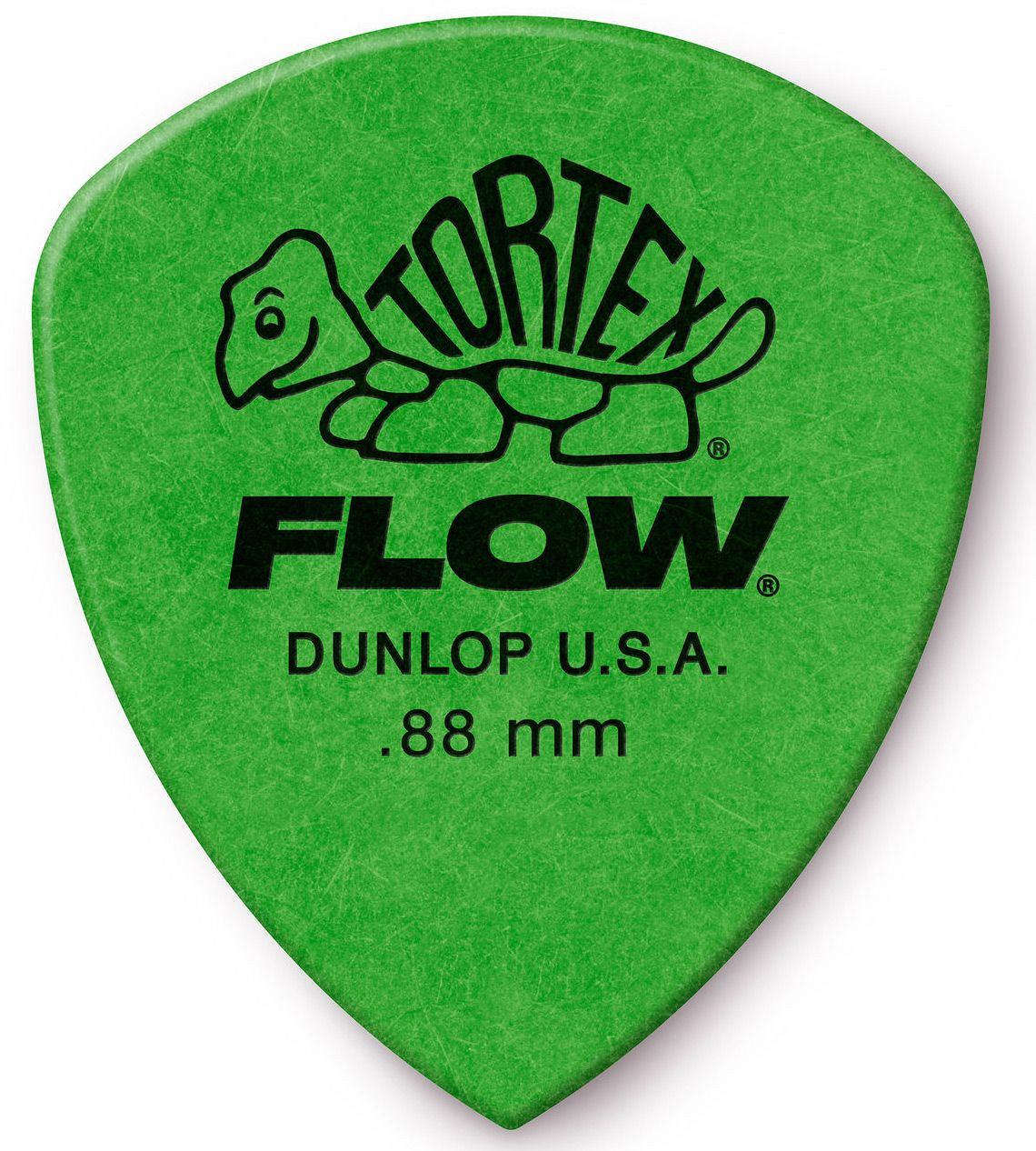 Dunlop Tortex Flow Standard Guitar Picks 558 Green .88mm 72 Refill Bag